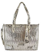 Sac Shopping Elise Fuchsia Argent elise F9887-7