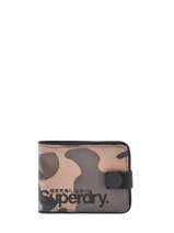 Portefeuille Camouflage Superdry Multicolore accessories M9810017