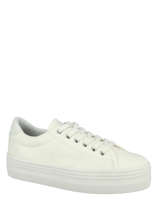Sneakers Plato M Canvas White Fox White No name Blanc baskets mode PLATO1