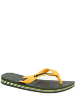 Tongs Brazil Logo Havaianas Vert sandales / nu-pieds 4110850B