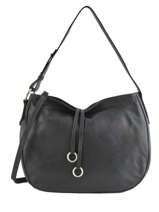 Sac Besace Caviar Cuir Milano Noir caviar CA19112