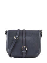 Cross Body Tas Caviar Milano Blauw caviar CA19119B