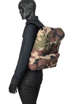Sac  Dos Eastpak Multicolore pbg authentic PBGK77B-vue-porte