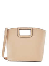 Handtas Tradition Leder Etrier Beige tradition EHER31