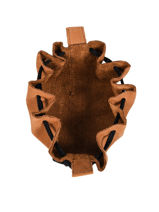 Portemonnee Etincelle Nubuck Leder Etrier Bruin etincelle nubuck EETN655-vue-porte