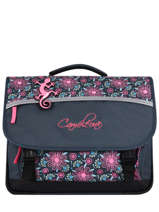 Boekentas Kind 3 Compartimenten Cameleon Blauw actual CA41