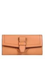 Portefeuille No Charlie Cuir Lancel Marron neo charlie A10513
