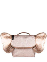 Sac  Dos Mini Caramel et cie Rose mini MINICARF