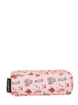 Trousse 2 Compartiments Caramel et cie Rose fille F