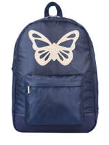 Rugzak 1 Compartiment Caramel et cie Blauw fille - SACADO-F