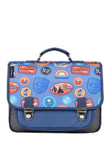 Cartable Caramel et cie Bleu gars MMG