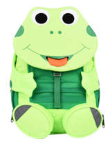 Sac � Dos 1 Compartiment Affenzahn Vert large friends NEL1