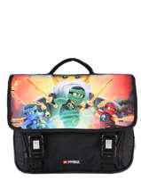 Cartable 2 Compartiments Lego Noir ninjago 4