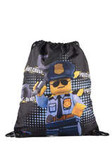 Sac  Dos Lego Bleu city police chopper 3