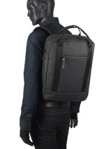 Rugzak Ison 1 Compartiment Ucon acrobatics Zwart backpack ISON-vue-porte
