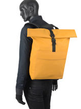 Sac  Dos 1 Compartiment + Pc 15" Ucon acrobatics Jaune backpack JASPER-vue-porte