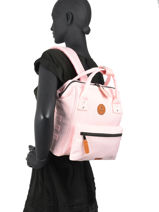 Sac  Dos Adventurer Mini Cabaia Rose adventurer S-vue-porte