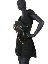 Sac Banane Slater Cuir Michael kors Noir slater T0G04M6L-vue-porte