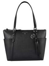 Sac Port paule A4 Sullivan Cuir Michael kors Noir sullivan T0SNXT2L