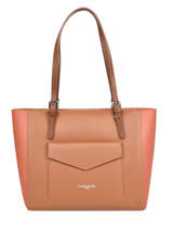 Schoudertas Constance Leder Lancaster Bruin constance 12