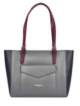 Schoudertas Constance Leder Lancaster Grijs constance 12