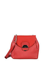 Cross Body Tas Foulonn� Pia Leder Lancaster Rood retro janis 61