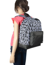 Sac  Dos Roxy Noir back to school RJBP4155-vue-porte