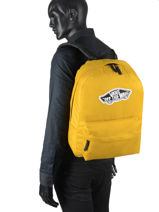 Rugzak 1 Compartiment Vans Geel backpack VN0A3UI6-vue-porte
