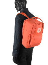 Rugzak Knken 1 Compartiment + Pc15" Fjallraven Rood kanken 27172-vue-porte