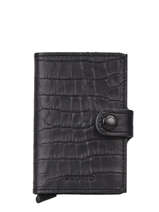 Porte-cartes Croco Cuir Secrid cleo MCI