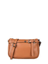 Cross Body Tas Caviar Leder Milano Bruin caviar G1421N