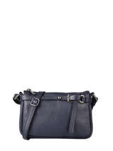 Sac Bandouli�re Caviar Cuir Milano Bleu caviar G1421N