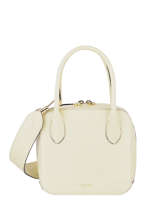 Sac Port Main S Alice Cuir Effet Croco Lancel Beige alice croco A10764