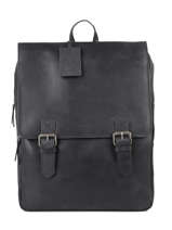 Sac  Dos Business 1 Compartiment + Pc 15'' Burkely Noir vintage 529022