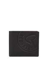 Portefeuille Eleven Leder Redskins Zwart wallet ELEVEN