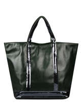 Le Cabas Moyen Cuir Paillettes Vanessa bruno Vert cabas cuir 2V40413