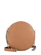 Sac Bandoulire Dora Cuir Nathan baume Marron nathan 31