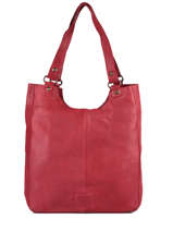 Sac Shopping Cow Cuir Basilic pepper Rouge cow AM04243