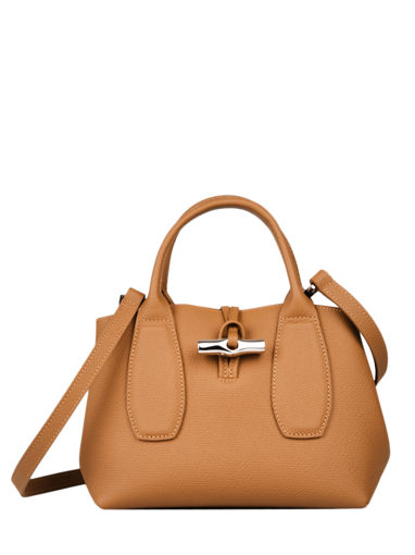 Longchamp Roseau Sac port main Beige