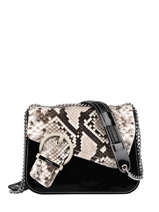 Cross Body Tas Adle Python Leder Lancel Zwart adele A10758