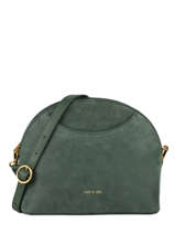 Sac Bandoulire Appoline Cuir Nat et nin Vert vintage APPOLINE