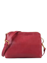 Cross Body Tas Vintage Leder Nat et nin Rood vintage NAEL