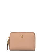 Portefeuille Dryden Cuir Lauren ralph lauren Beige dryden 32754175