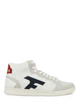 Sneakers hazel hi en cuir-FAGUO