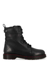 Veterbottines leder uit leder-MUSTANG