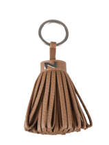 Porte-clefs Dahlia Cuir Nathan baume Marron original n 100100N