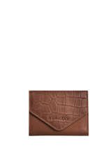 Portemonnee Leder Burkely Bruin croco cody 29