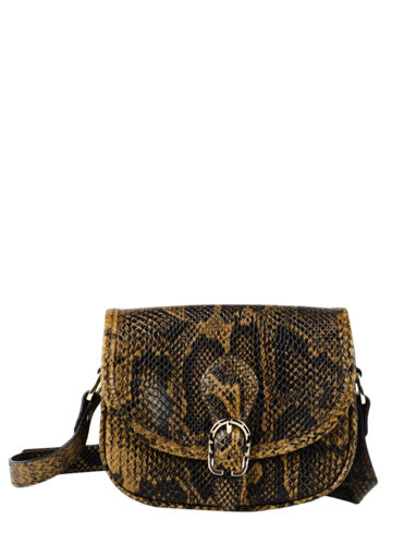 Longchamp Longchamp 1980 python Sac port travers Marron
