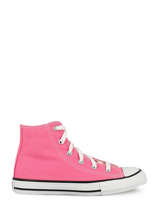 Chuck taylor all star classic hi pink sneakers-CONVERSE