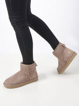Boots Classic Mini Ii Ugg Bruin women 1016222-vue-porte